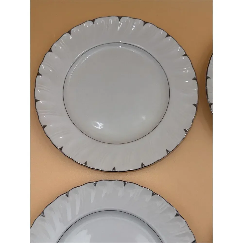Set of 8- Vintage Salad Plates Harmony House Heirloom Fine China #3512, 7 1/2